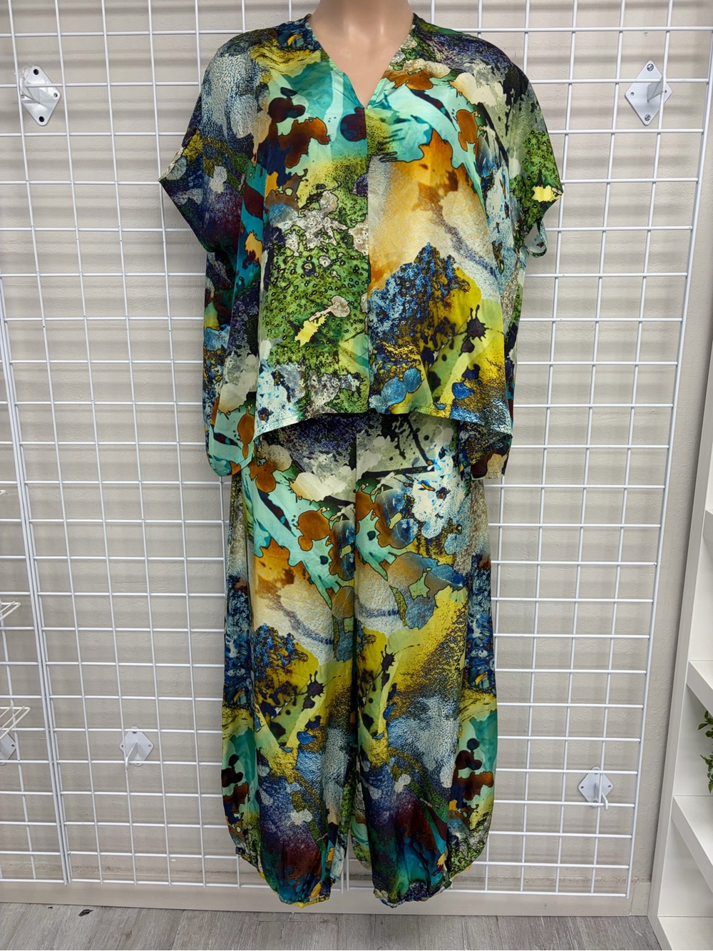 bryn Walker Abstract Watercolor Print Top and Bottom